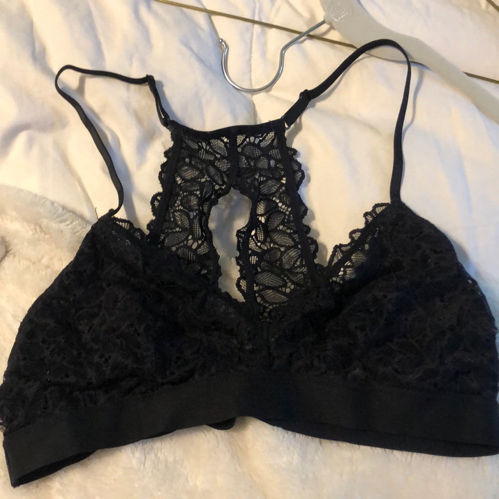 Never worn aerie lace black bralette